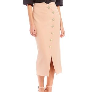 Ginni Bini button front mid NWT